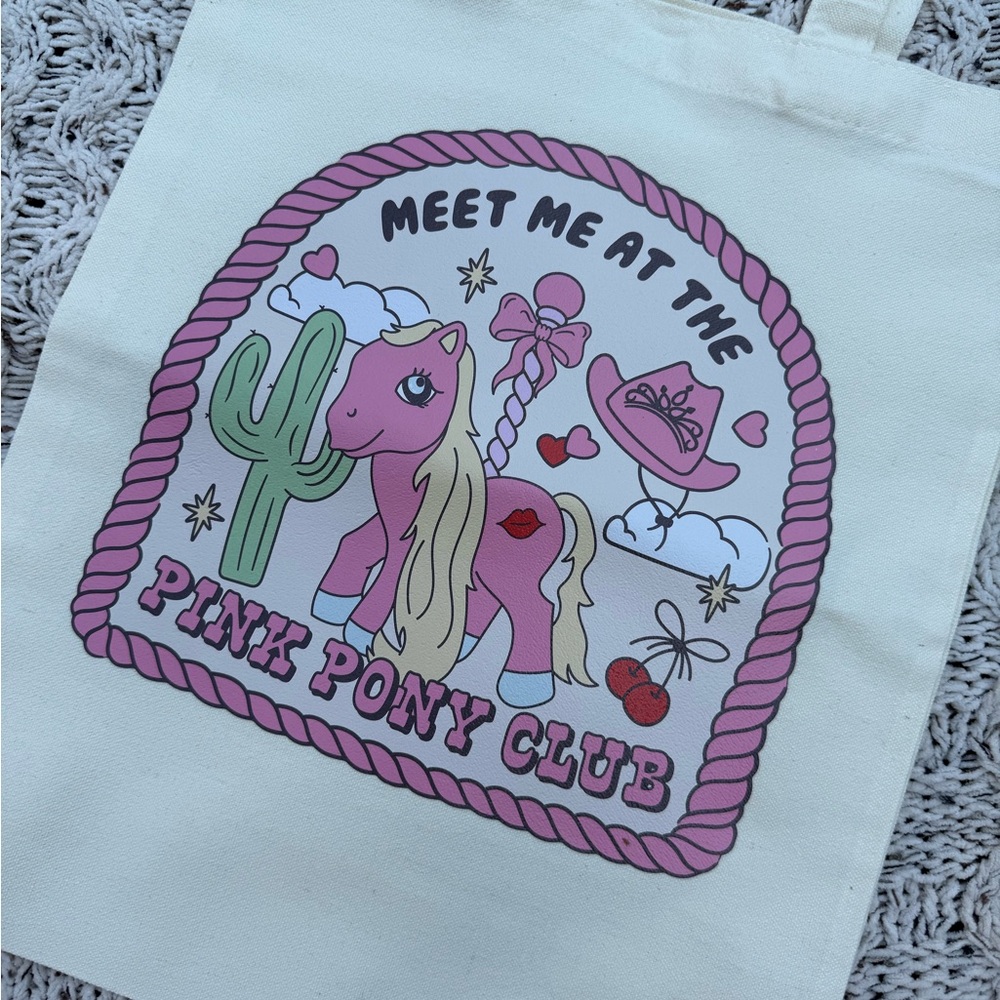 Pink Pony Club Tote Bag